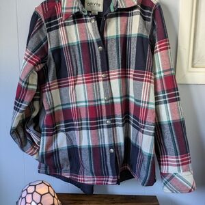 Orvis Fleece Lined Plaid Shirt